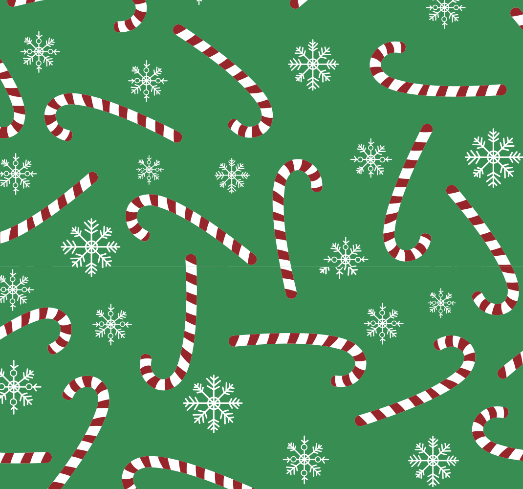 Christmas vinyl rug candy christmas - TenStickers