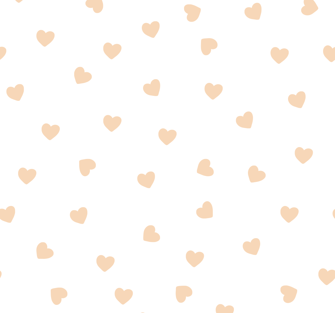 Bedroom vinyl rug with tiny hearts design - TenStickers