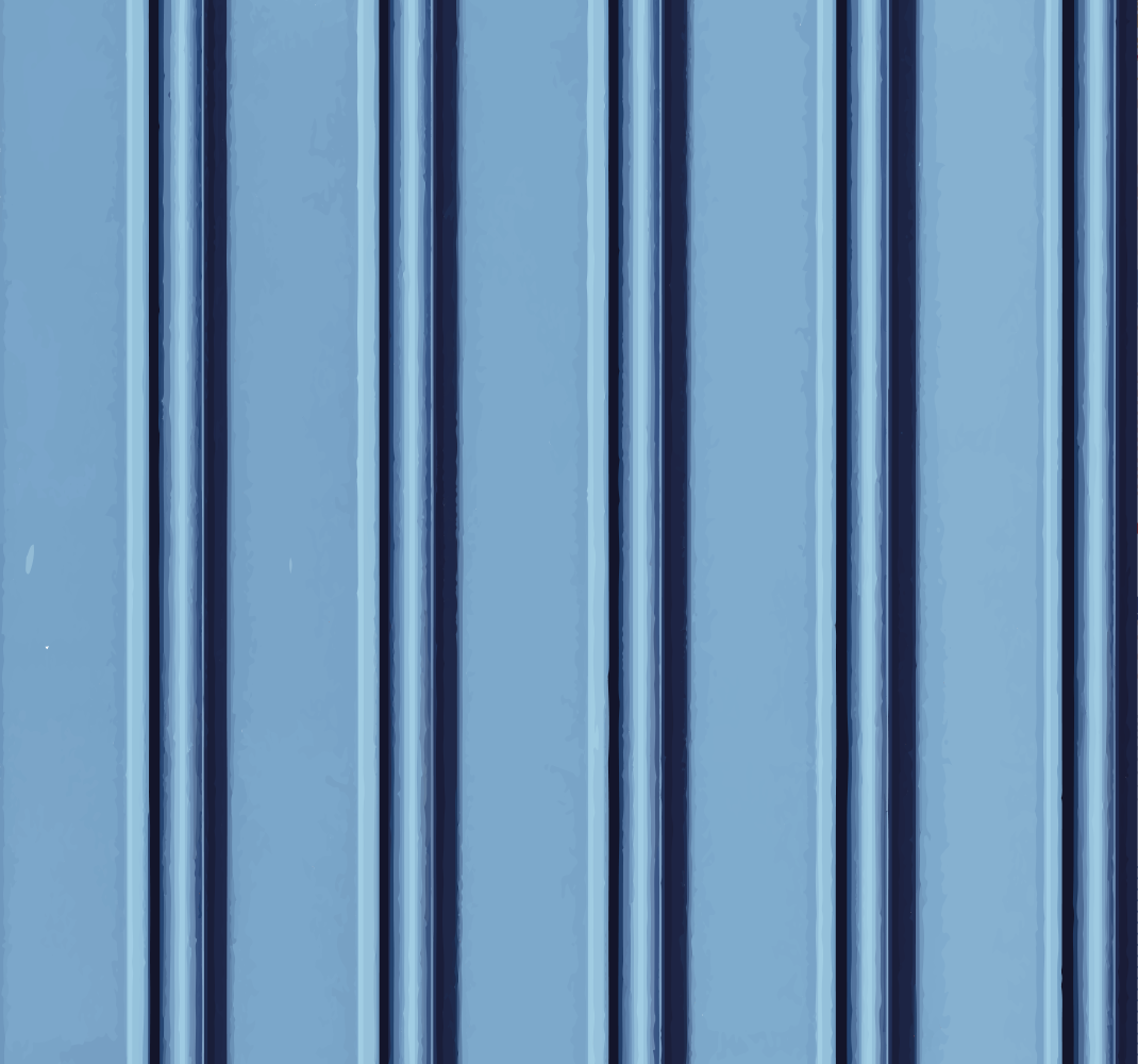 Bedroom vinyl rug light blue striped design - TenStickers
