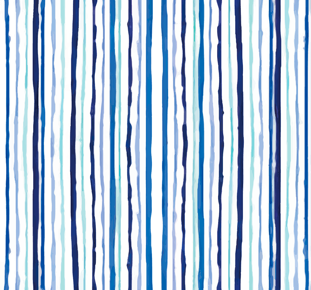 Bedroom vinyl rug with soft vertical stripes - TenStickers