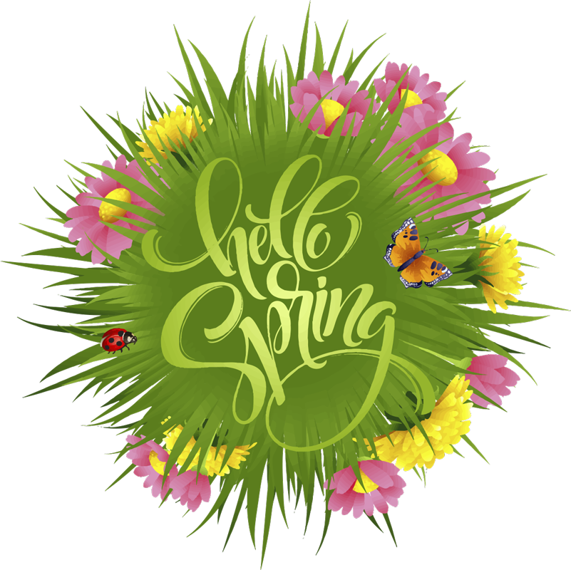 Floral vinyl rug spring meadow blooms - TenStickers