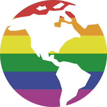 World map vinyl rug gay world map sticker - TenStickers