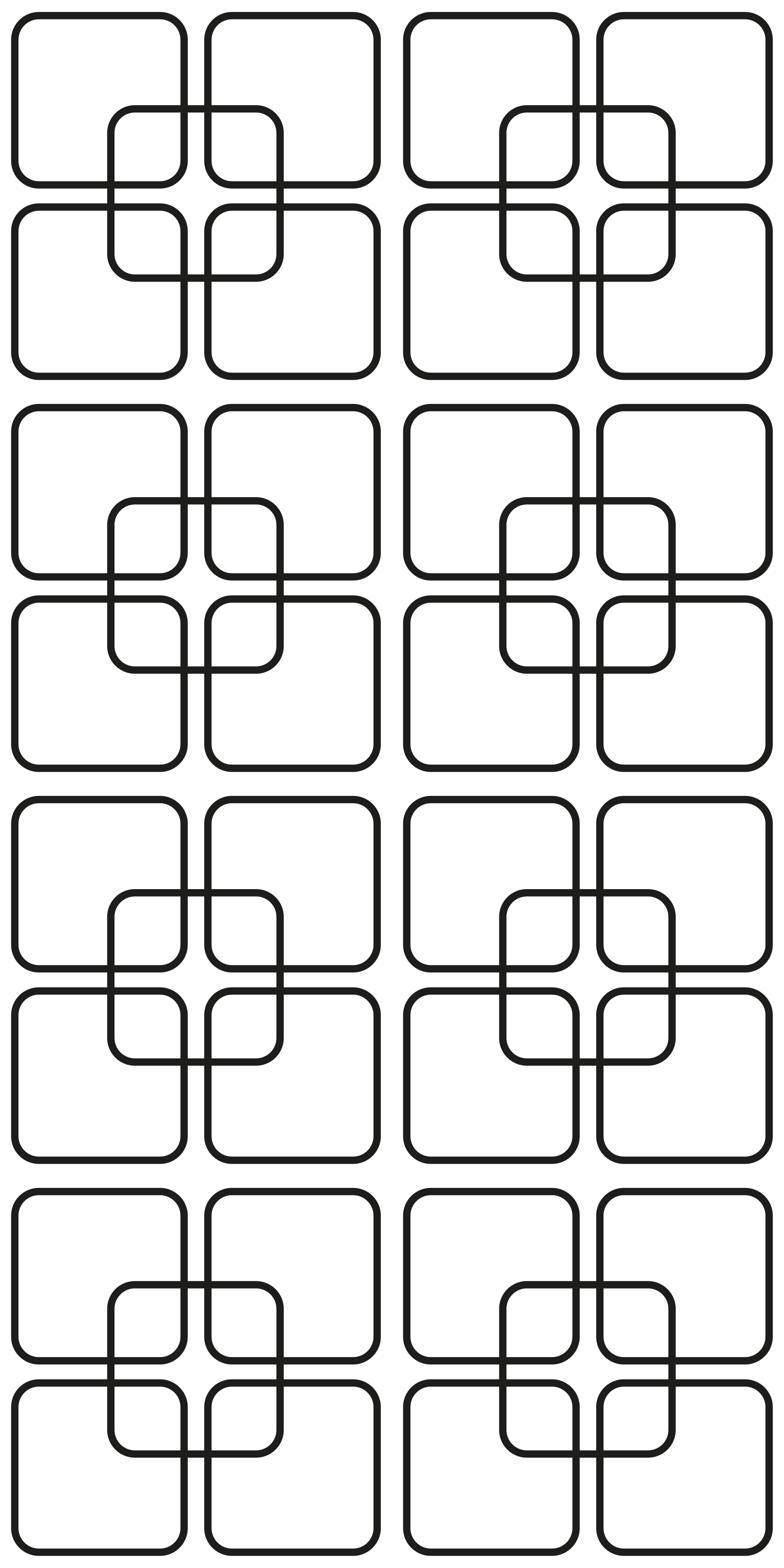 Kitchen vinyl rug black squares urban design - TenStickers
