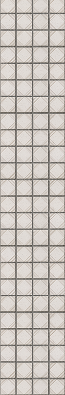 Kitchen vinyl rug with white minimal abstract tiles - TenStickers