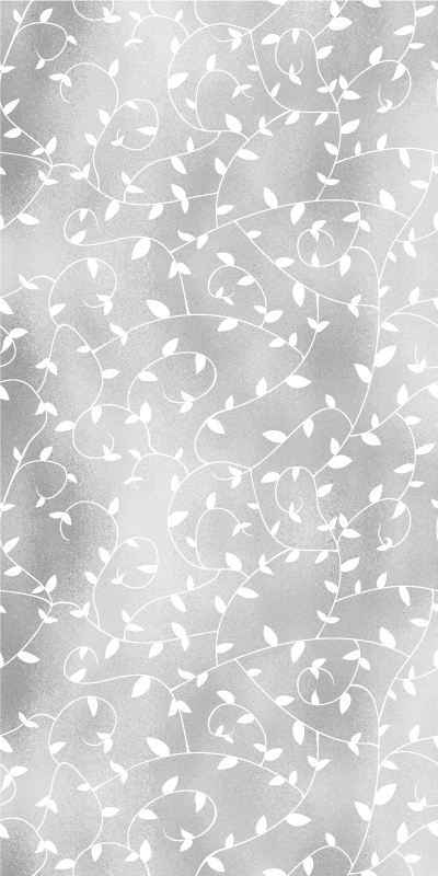 Office vinyl rug tree branches in white and silver - TenStickers