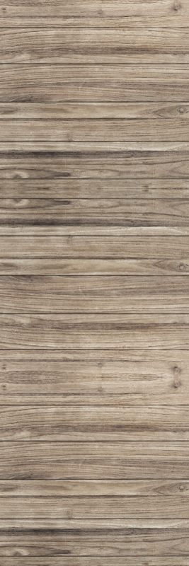 Office vinyl rug gray rustic horizontal planks - TenStickers