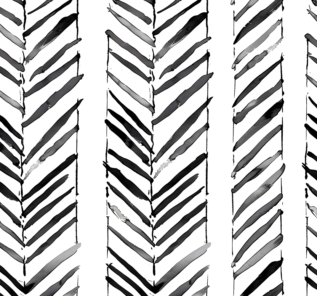 Office vinyl rug with black and white geometric pattern - TenStickers