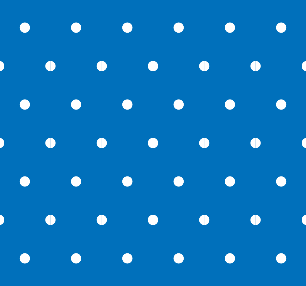 Bedroom vinyl rug with blue polka dots - TenStickers