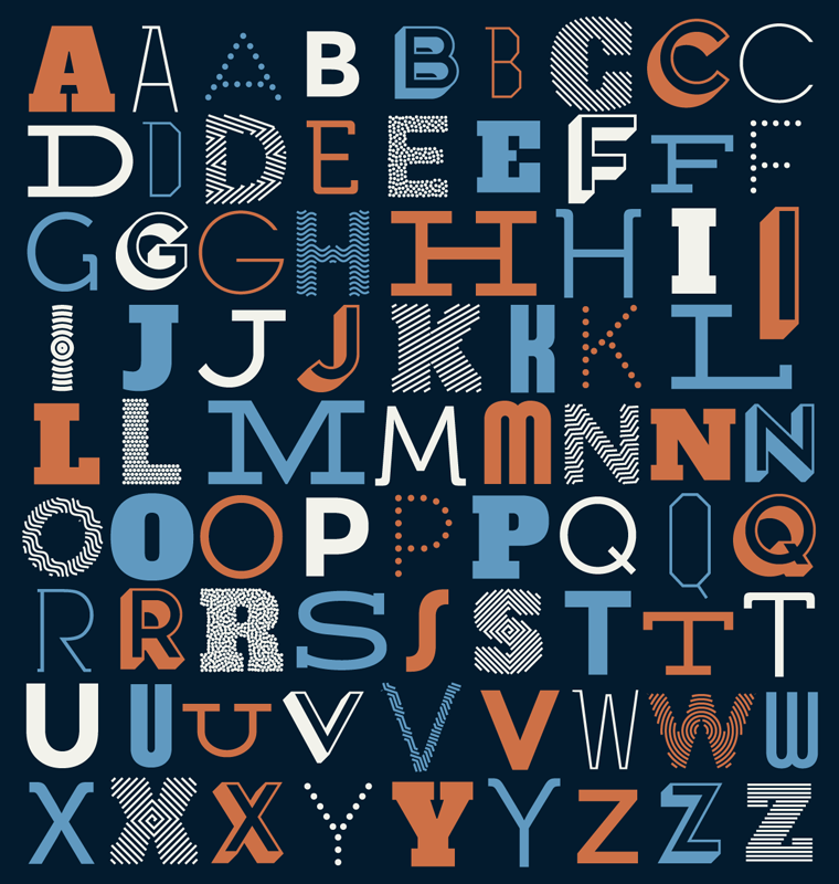Alphabet Learning alphabet vinyl rug - TenStickers