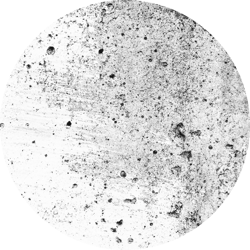 Splattered Circular Design textured vinyl rug - TenStickers