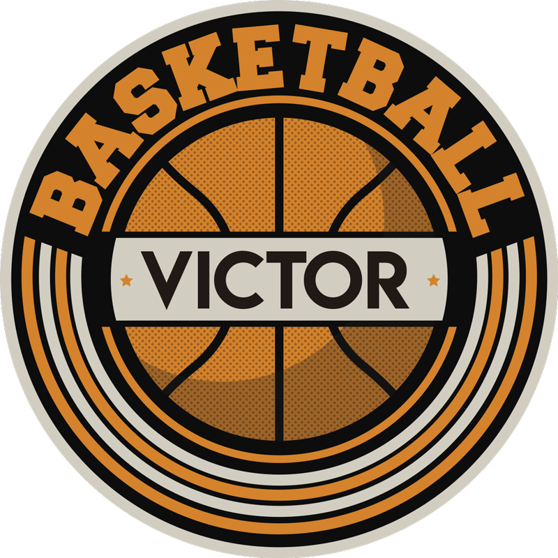 Customized Court custom vinyl rug - TenStickers