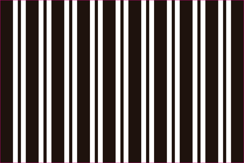 Black and white stripes vinyl rug - TenStickers