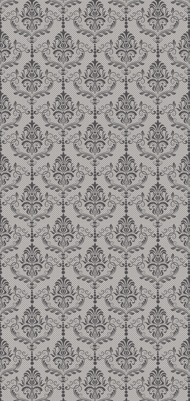 Ornamental Floral vinyl rug - TenStickers