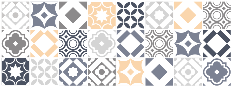 bathroom carpet tiles vinyl rug - TenStickers