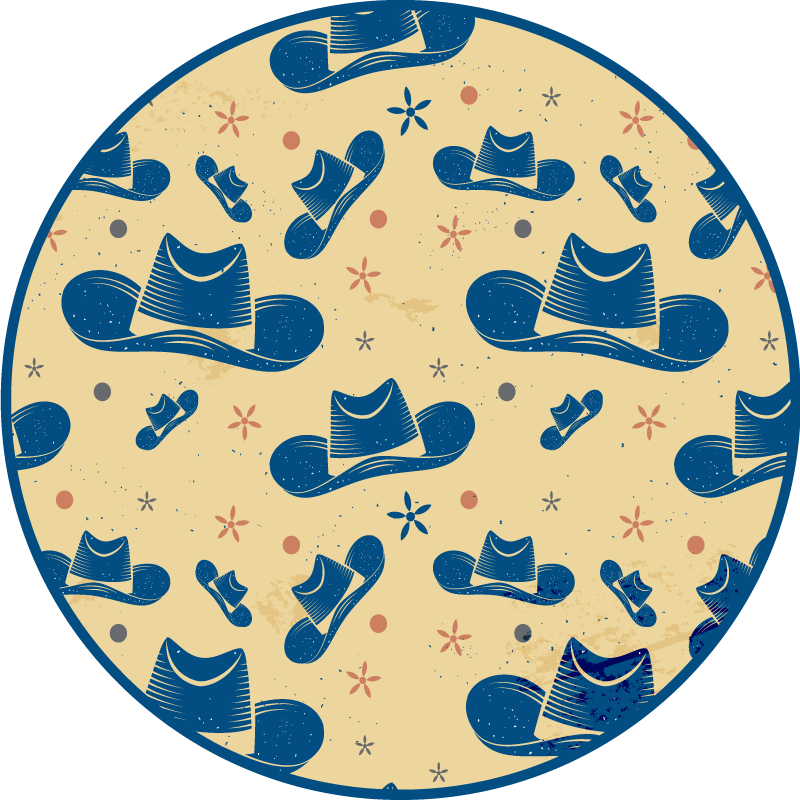 Circular Play Area nursery vinyl rug - TenStickers