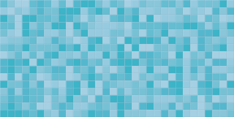 Mosaic Aqua Tiles tile vinyl rug - TenStickers