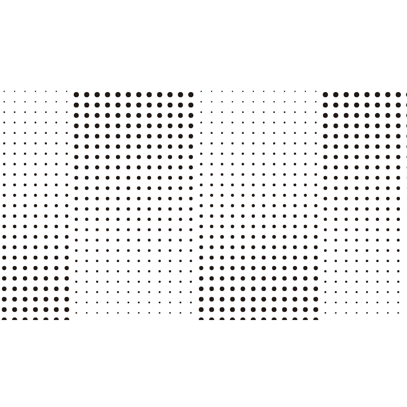 Black dots with lines placemats - TenStickers