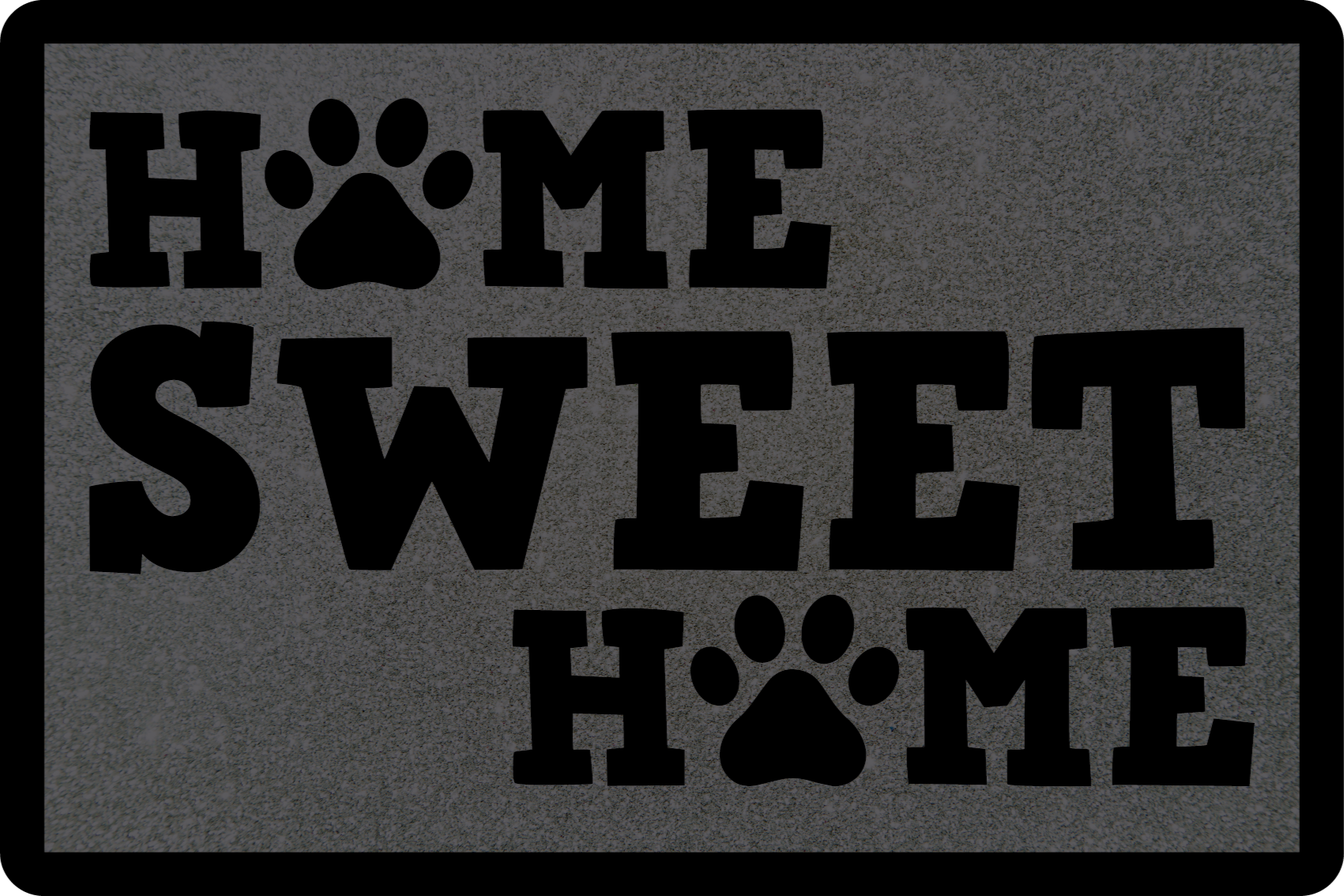 Paw Welcoming Entryway custom rug - TenStickers