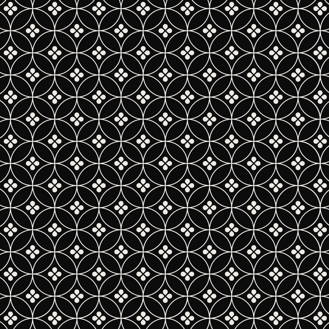 Geometric Circle Pattern geometric vinyl rug - TenStickers