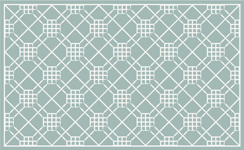 irregular geometry tile carpet - TenStickers