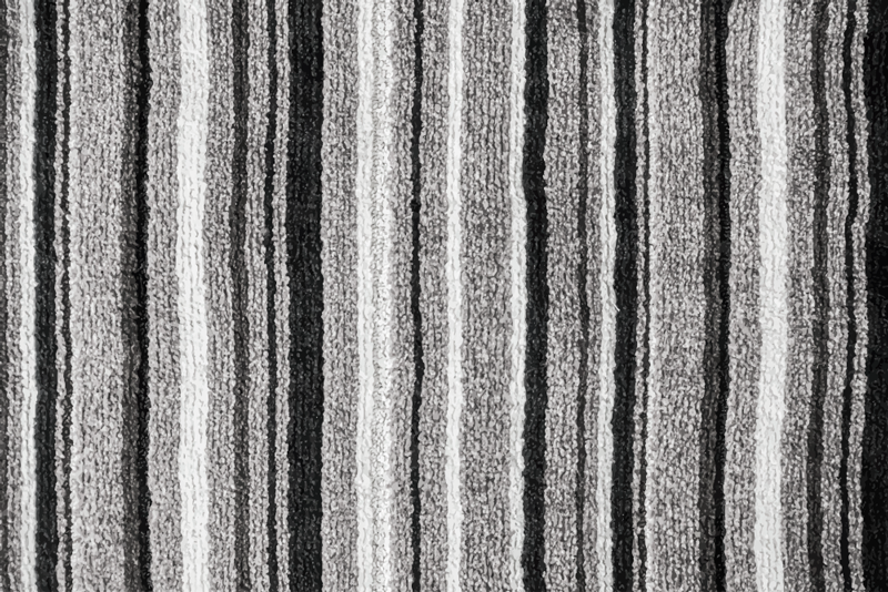 Striped Textured Surface striped vinyl rug - TenStickers