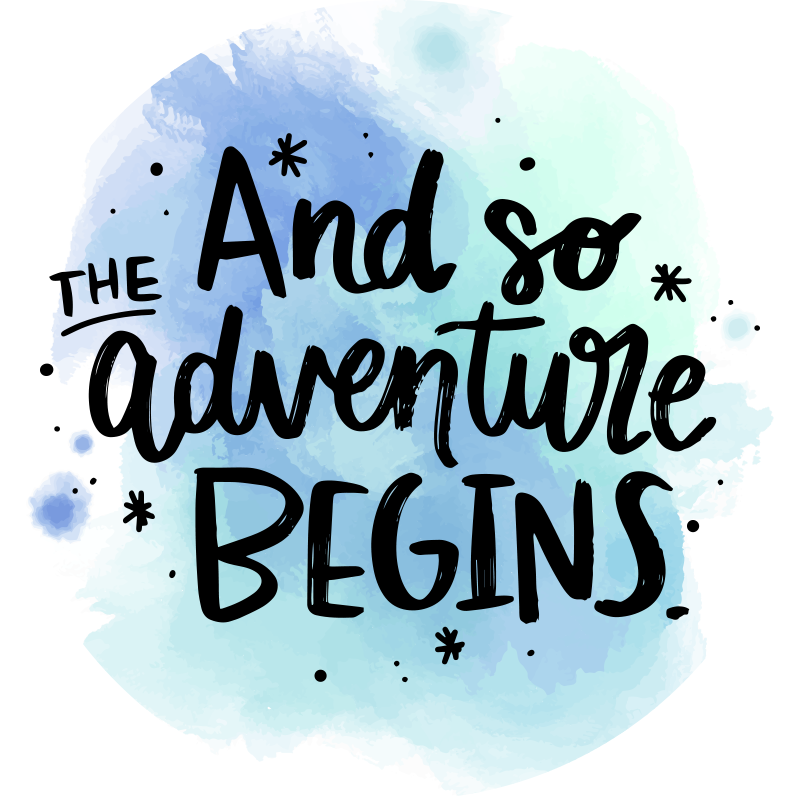 Adventure begins custom rug - TenStickers