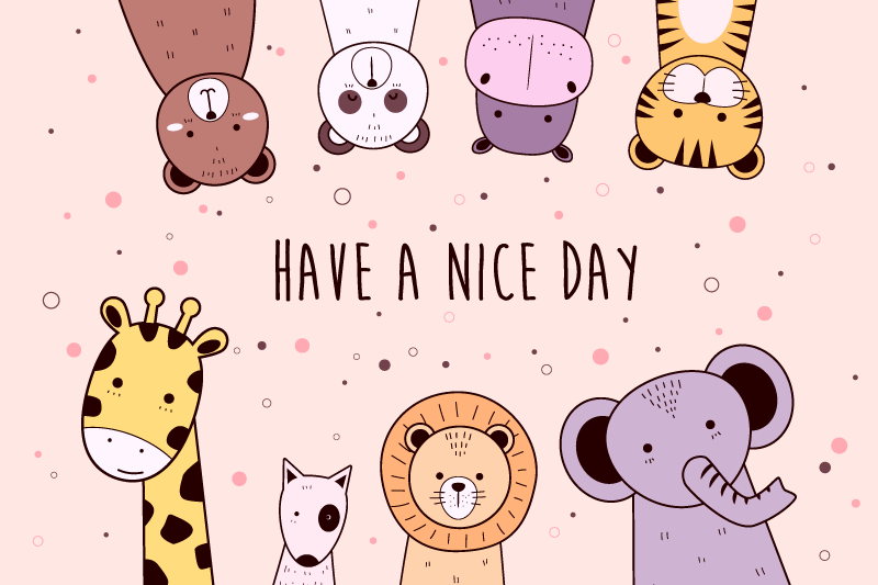 Nice Day Greeting custom vinyl rug - TenStickers