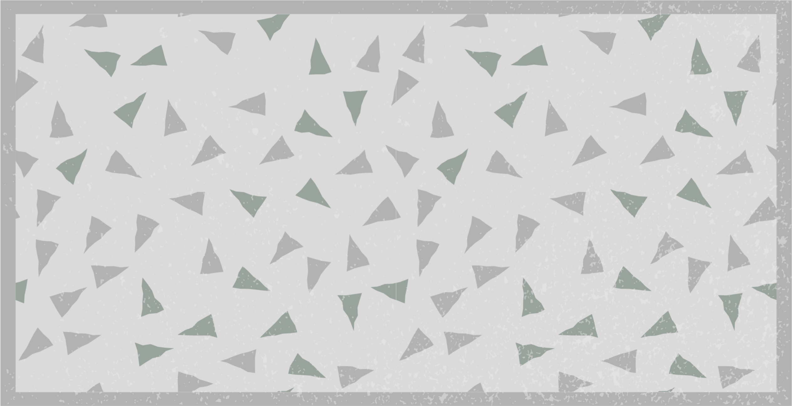 Geometric vinyl rug with triangular shapes - TenStickers