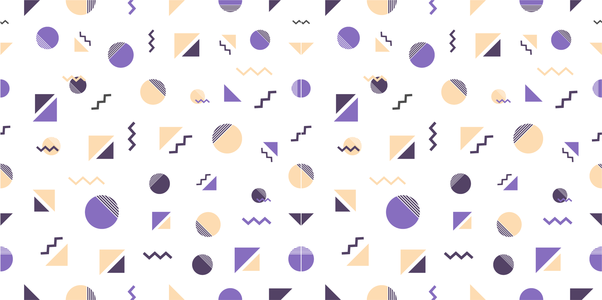 Geometric Shapes Pattern geometric vinyl rug - TenStickers