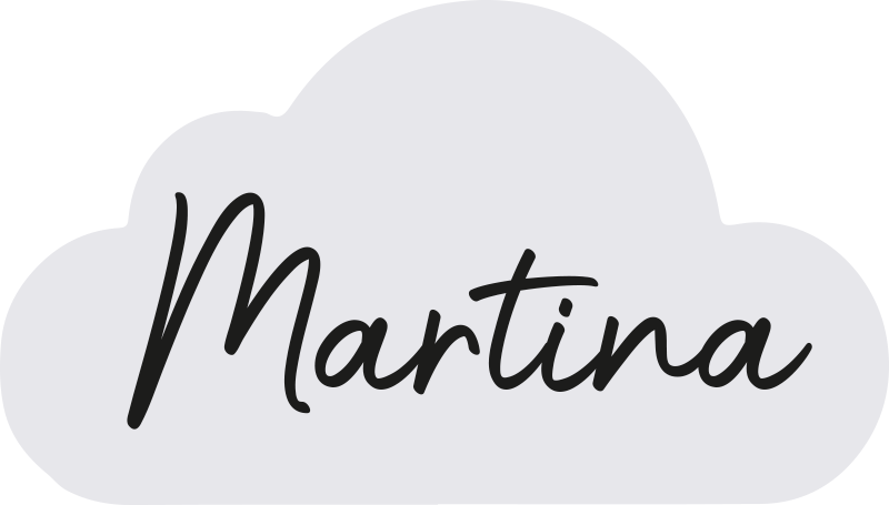 Grey cloud with name kids vinyl rug - TenStickers