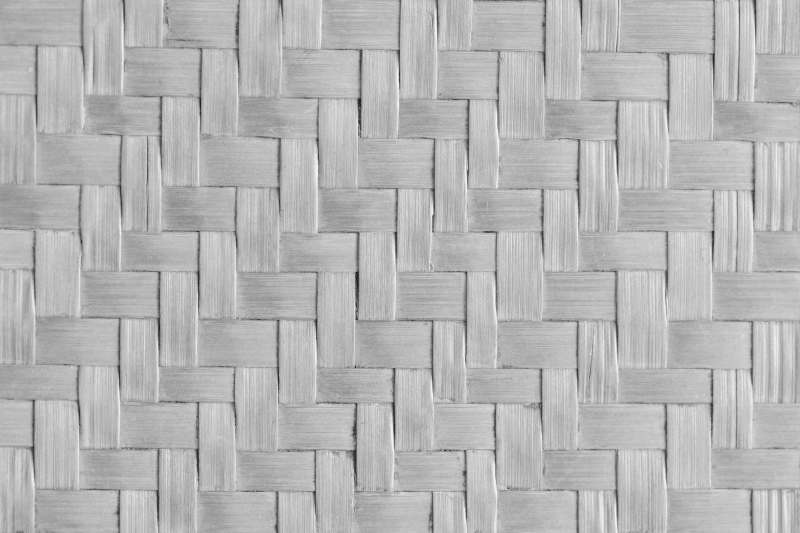Woven grey texture living room vinyl rug - TenStickers