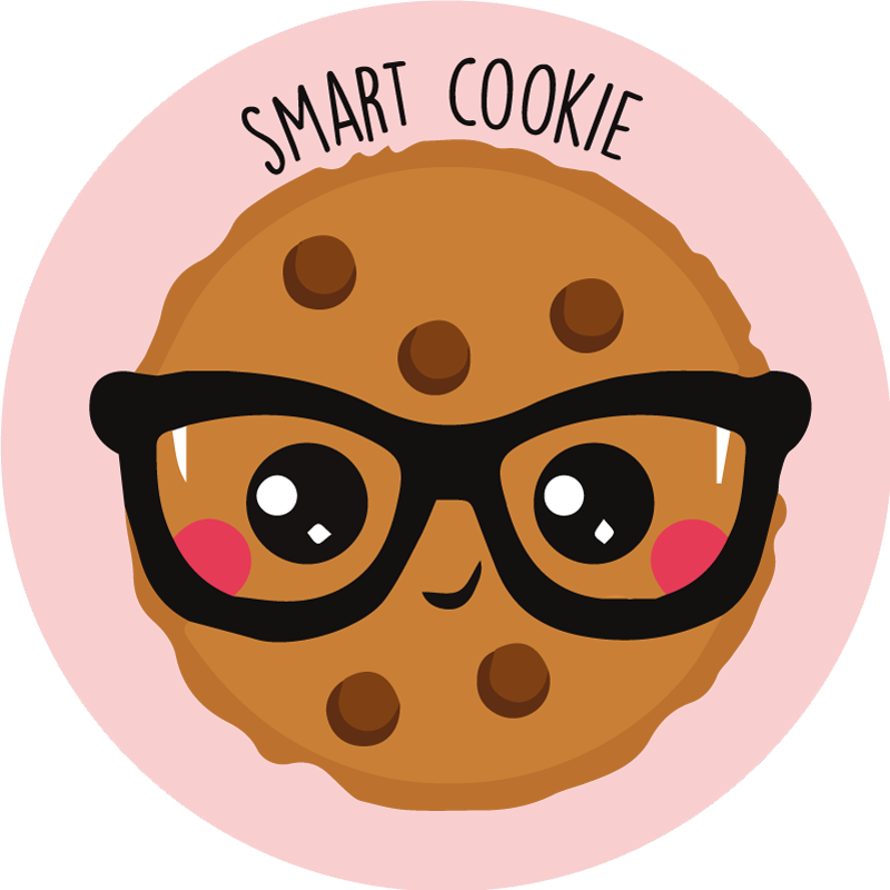 Smart cookie drawing custom rug - TenStickers