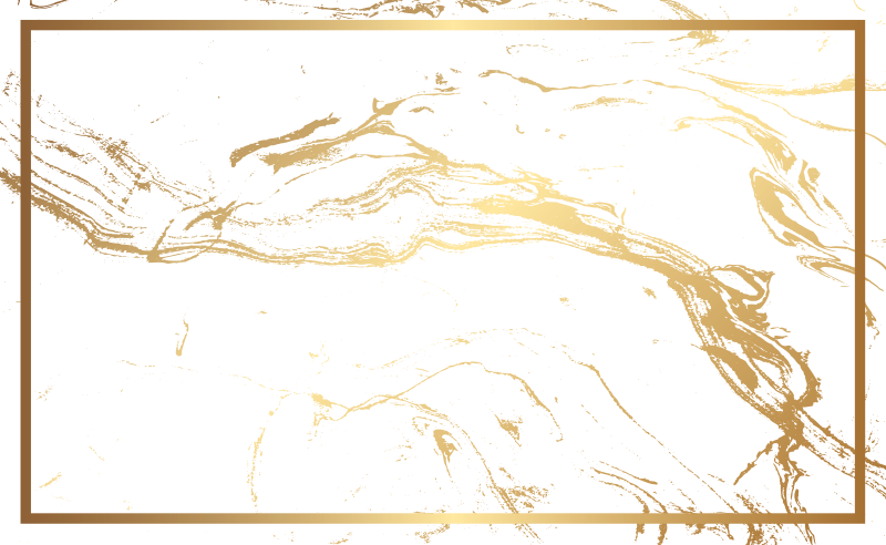 White and gold marble effect texture vinyl rug - TenStickers