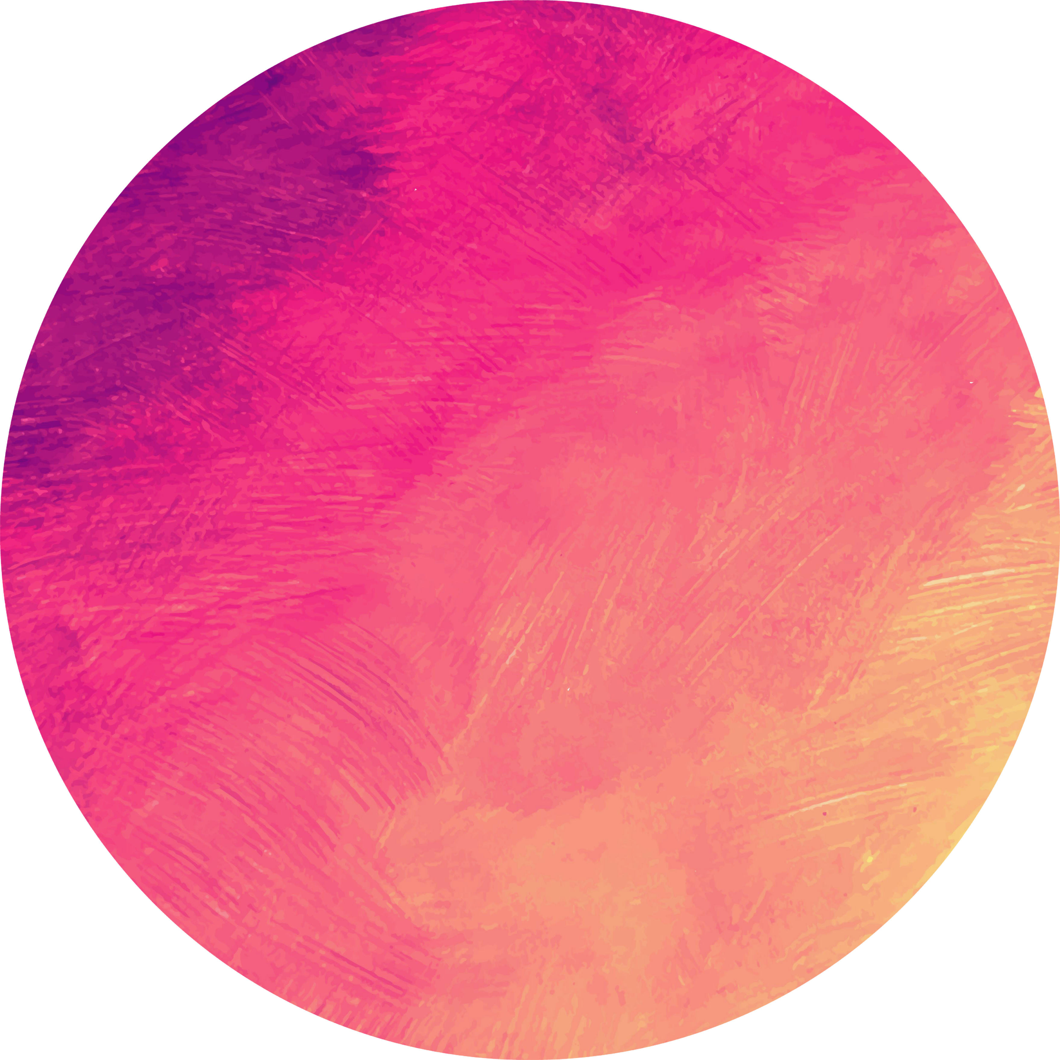 Gradient circular art bedroom vinyl rug - TenStickers