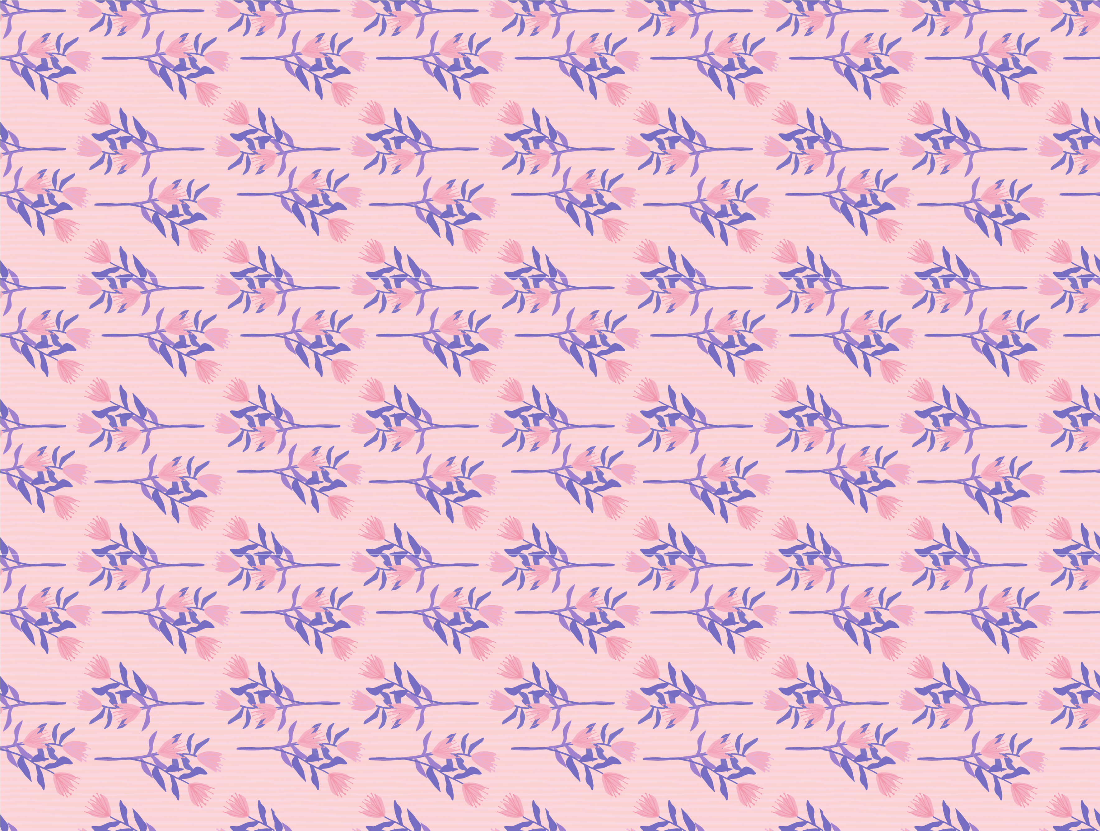 Floral vinyl rug with floral leaf pattern - TenStickers