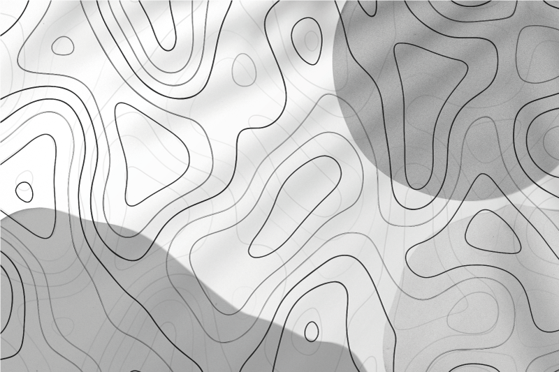 Abstract Linear Patterns minimal vinyl rug - TenStickers