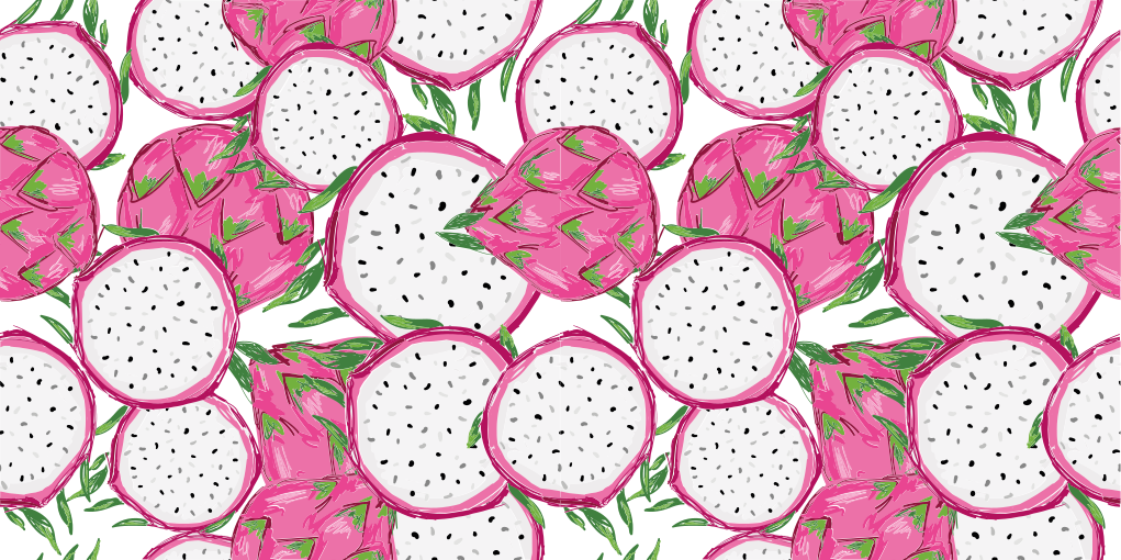 Tropical Fruit Concept kitchen vinyl rug - TenStickers