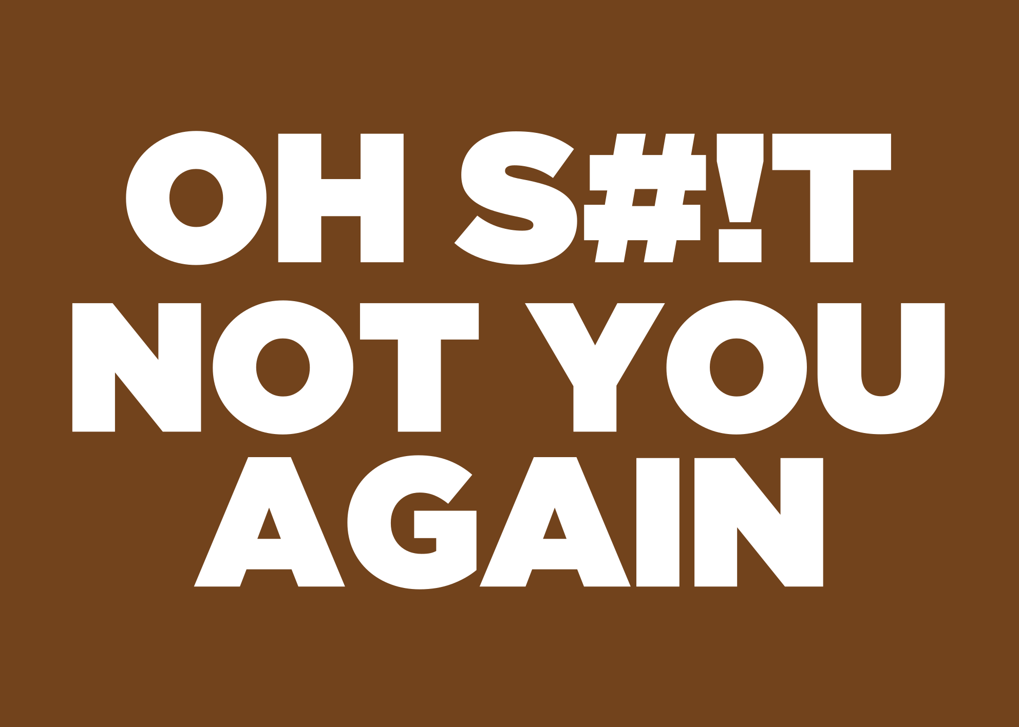 Oh not you again entrance hall vinyl rug - TenStickers