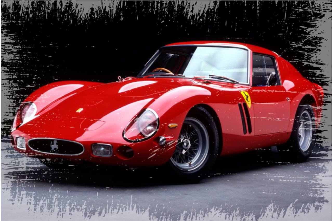 Classic red sports teen vinyl rug - TenStickers