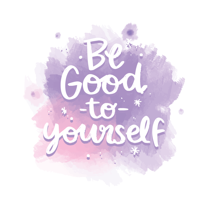 Be kind to yourself custom rug - TenStickers