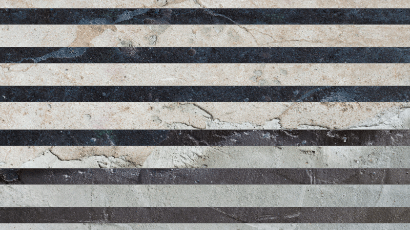 Stone effect vinyl rug with striped stone design - TenStickers