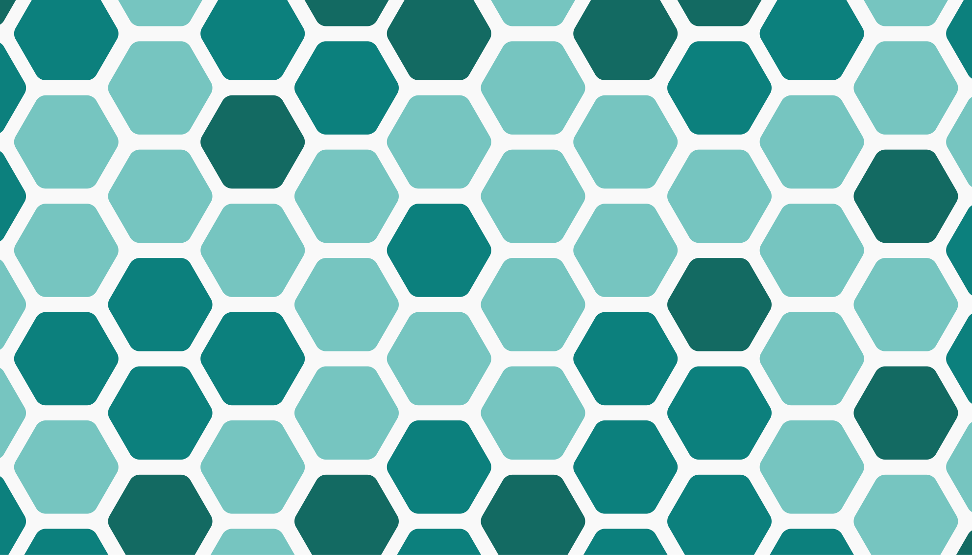 Turquoise hexagons pattern geometric rugs - TenStickers