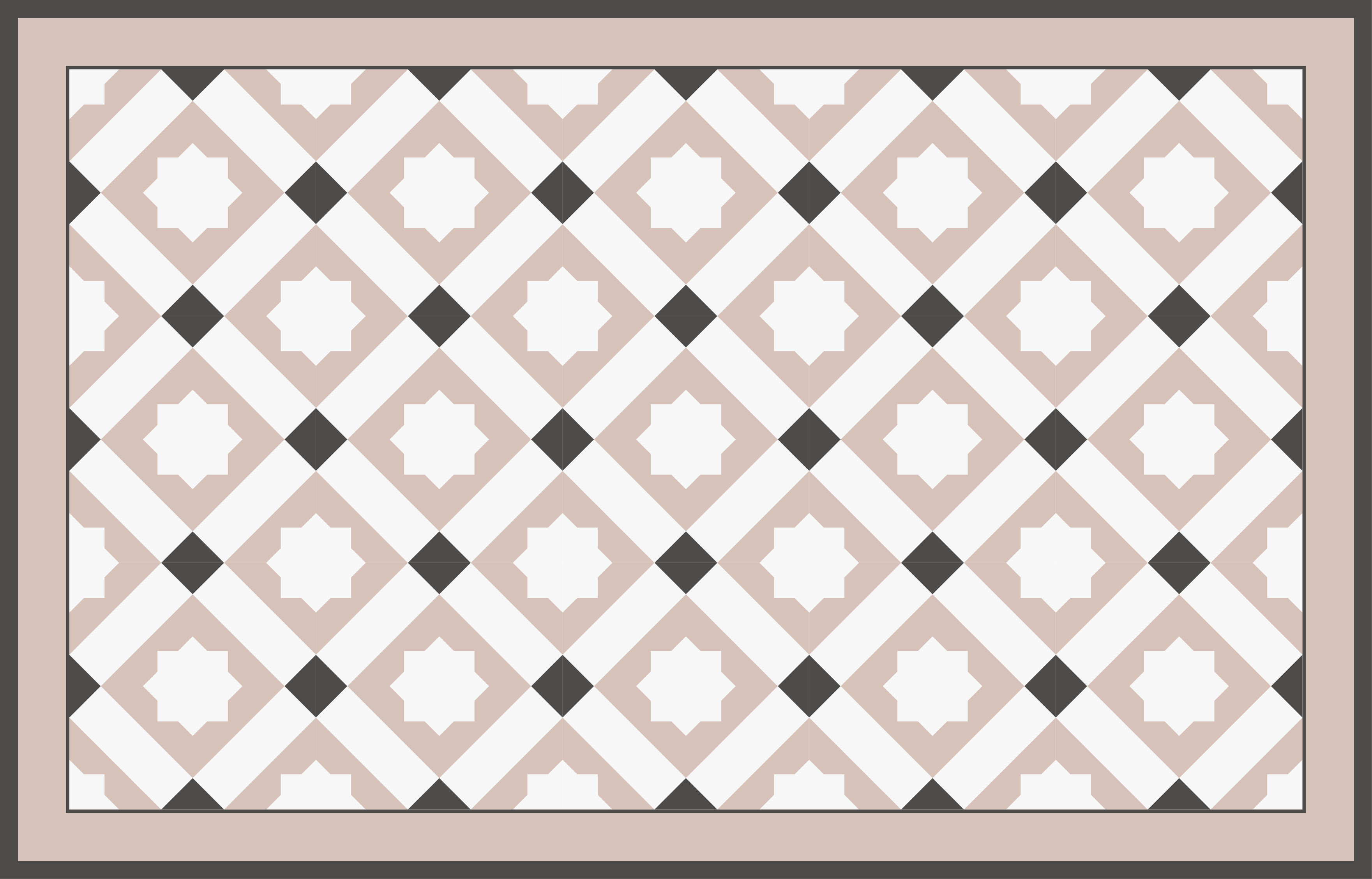 Beige stars pattern kitchen vinyl rug - TenStickers