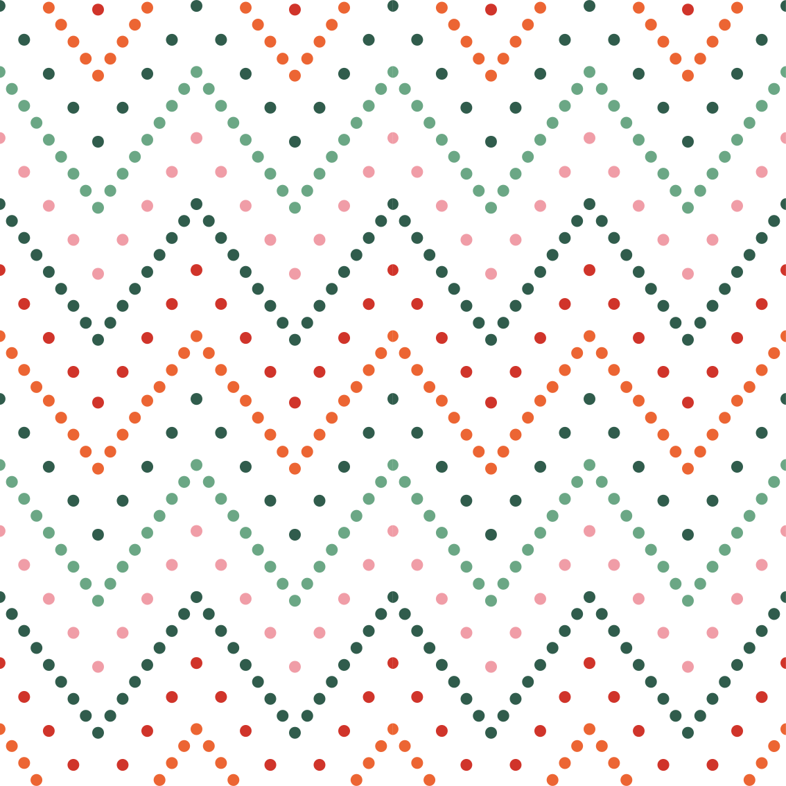 Zig zag lines multicolor dods square vinyl rug - TenStickers