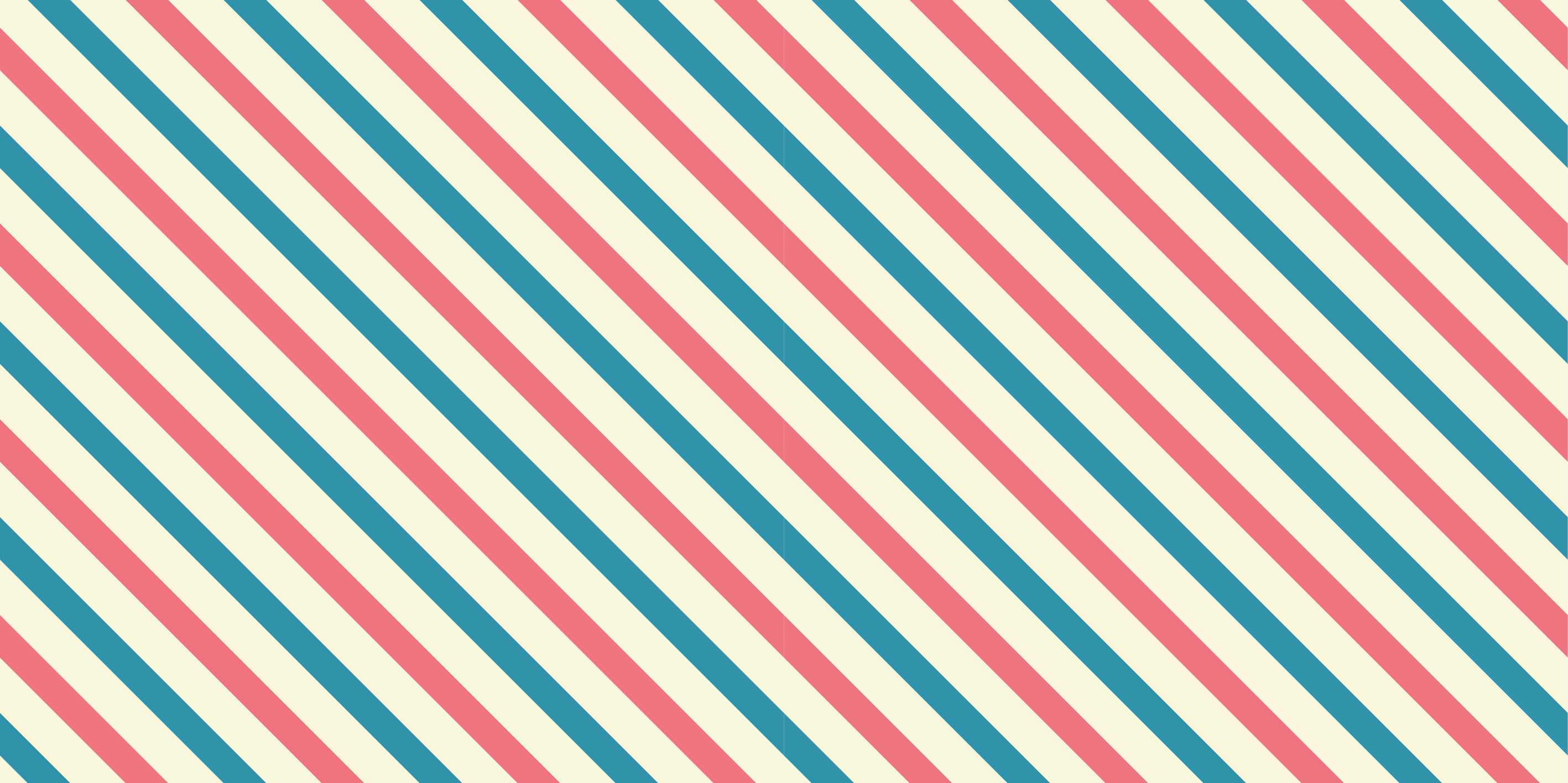 Striped vinyl rug with vibrant angled stripes - TenStickers