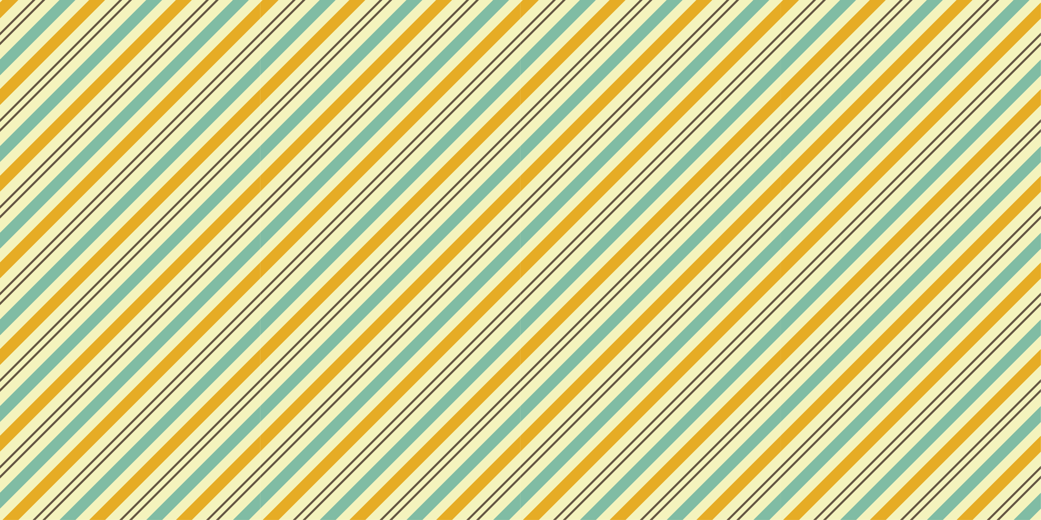 Diagonal blue and yellow striped vinyl rug - TenStickers