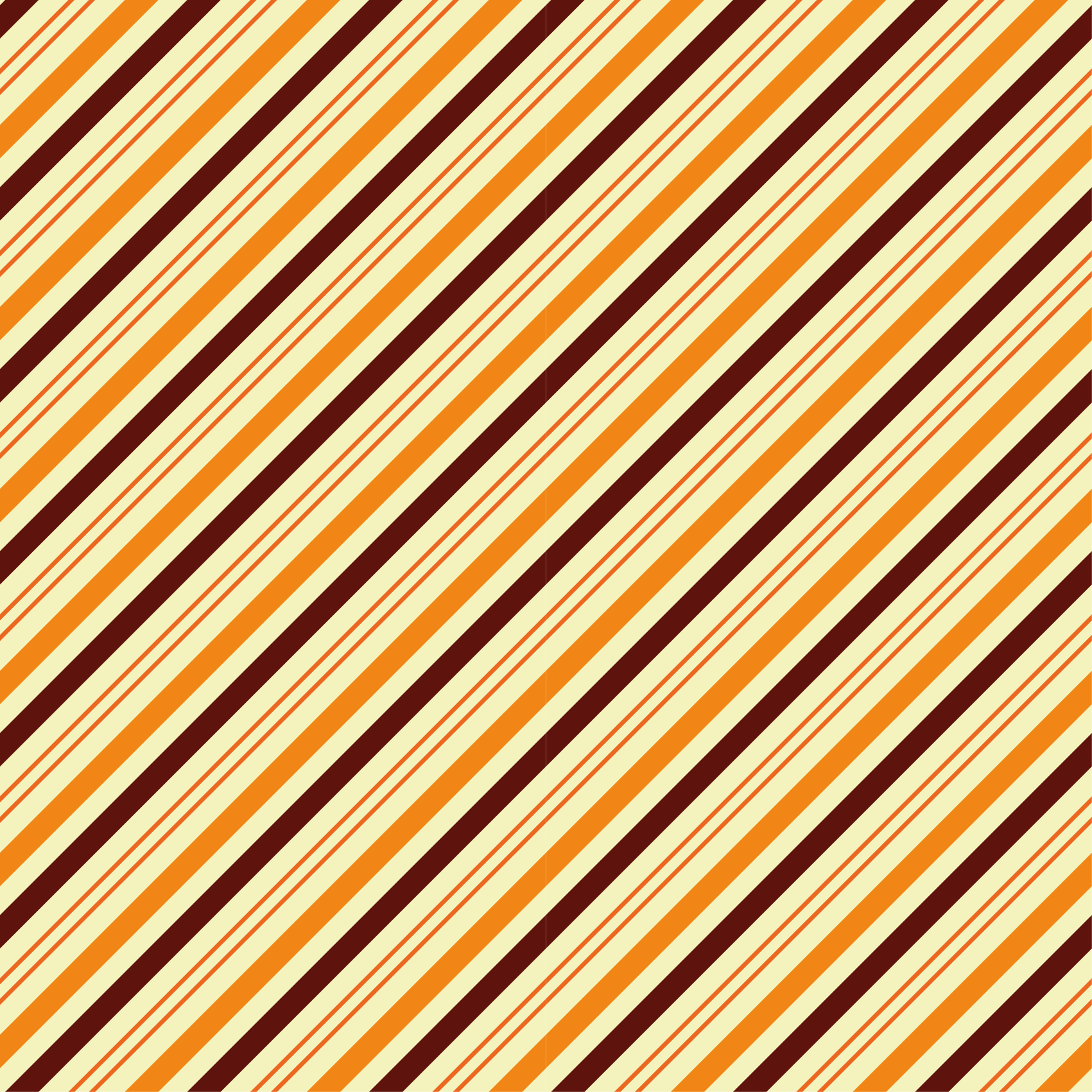 Lined Warm Hues striped vinyl rug - TenStickers