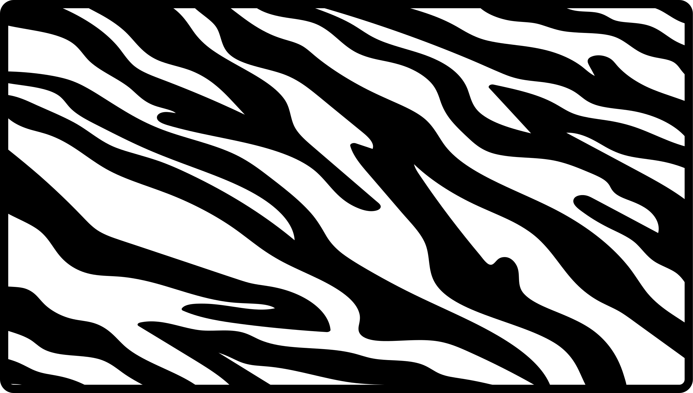 Classic zebra print background rectangular rug - TenStickers