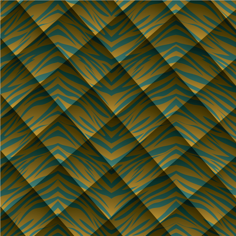 Zebra pattern fusion animal print vinyl rug - TenStickers