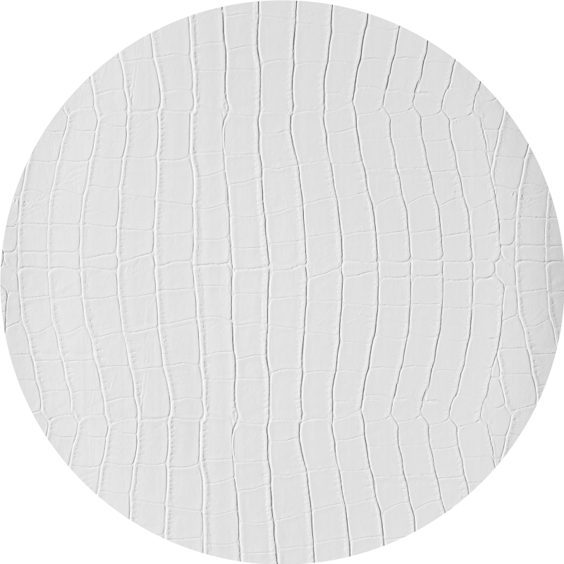 White crocodrile pattern animal vinyl rug - TenStickers